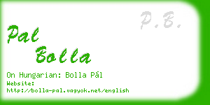 pal bolla business card